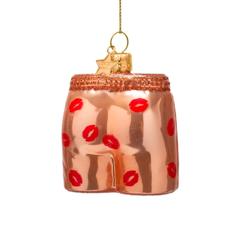 Boxershorts m. kys juleophæng - H6 cm.